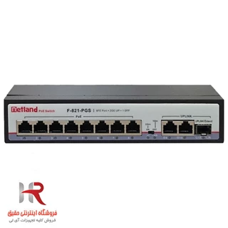 🔌 سوئیچ PoE نتلند مدل F-821-PGS