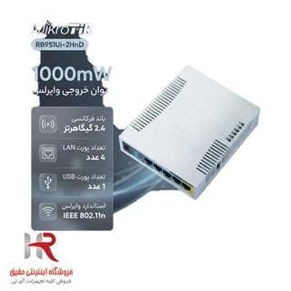 روتر بی سیم میکروتیک مدل RB951Ui-2HnD