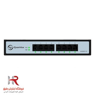 گیت وی آنالوگ ویپ FXO هشت پورت اوپن‌وکس مدل iAG800 V2-8O