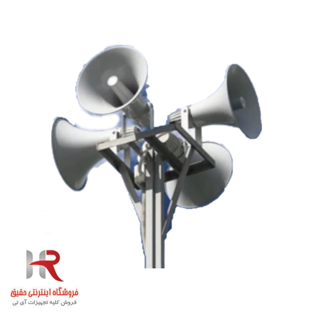 بلندگو تحت شبکه شیپوری 800 وات مدل HM-103W800 چهار بوقه